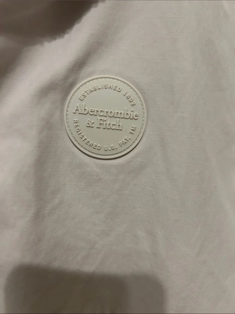 abercrombie kids Cream Sherpa Pullover Jacket
